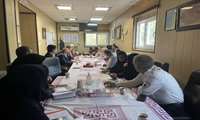 نشست هئیت رئیسه دانشگاه در مجتمع آموزشی درمانی امام علی