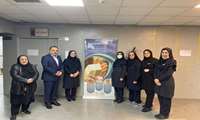 بازدید رئیس دانشگاه از مرکز مراقبت دیابت و پلاسما درمانی امام علی (ع) کرج