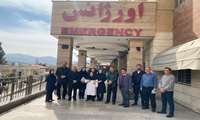 بازدید رئیس دانشگاه از مجتمع آموزشی درمانی امام علی (ع)؛ تأکید بر استمرار خدمات با شعار «همراه مردم، در کنار مردم»