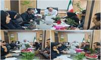 برگزاری کمیته بحران در سومین روز سال جدید در دفتر مدیریت مجتمع آموزشی درمانی امام علی علیه السلام 
